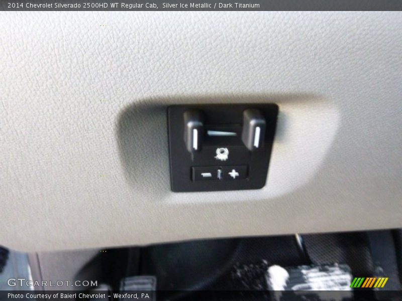 Silver Ice Metallic / Dark Titanium 2014 Chevrolet Silverado 2500HD WT Regular Cab