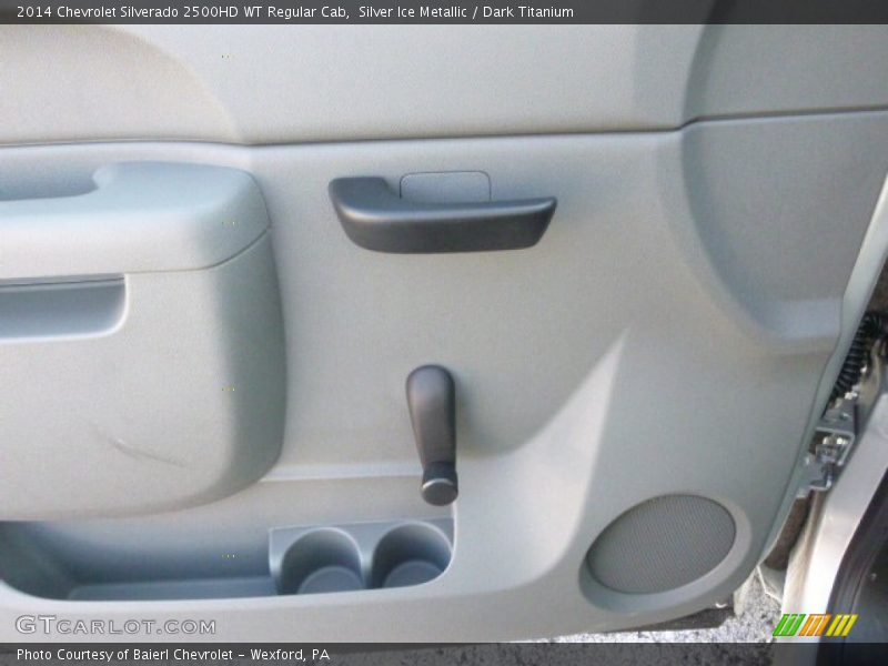 Silver Ice Metallic / Dark Titanium 2014 Chevrolet Silverado 2500HD WT Regular Cab