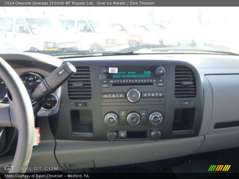 Silver Ice Metallic / Dark Titanium 2014 Chevrolet Silverado 2500HD WT Regular Cab