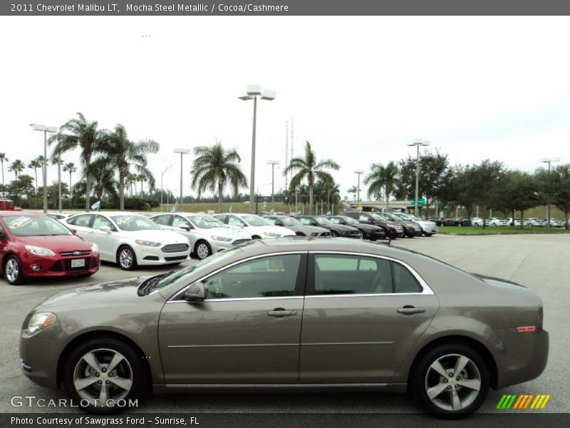 Mocha Steel Metallic / Cocoa/Cashmere 2011 Chevrolet Malibu LT