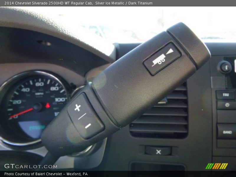 Silver Ice Metallic / Dark Titanium 2014 Chevrolet Silverado 2500HD WT Regular Cab