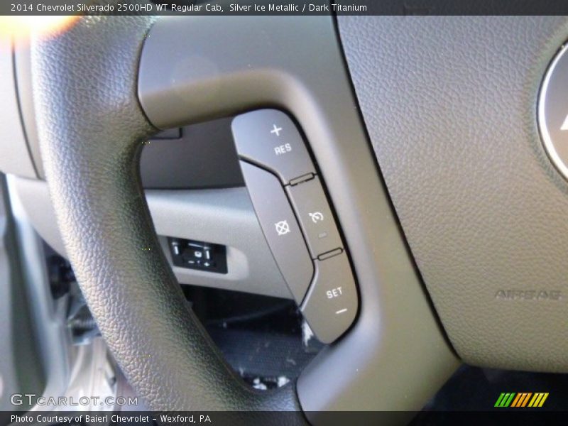 Silver Ice Metallic / Dark Titanium 2014 Chevrolet Silverado 2500HD WT Regular Cab