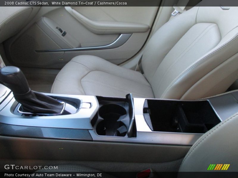 White Diamond Tri-Coat / Cashmere/Cocoa 2008 Cadillac CTS Sedan