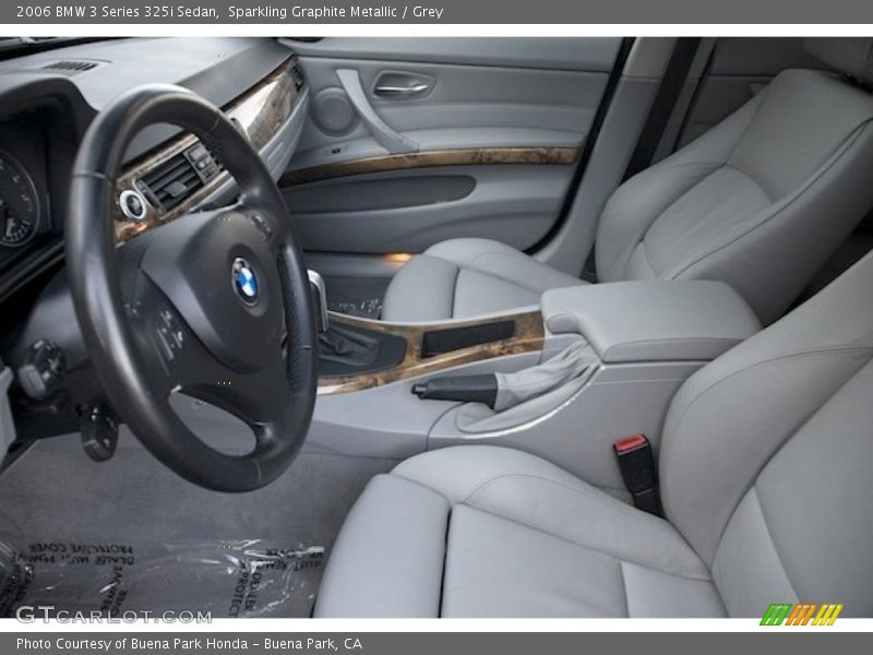Sparkling Graphite Metallic / Grey 2006 BMW 3 Series 325i Sedan