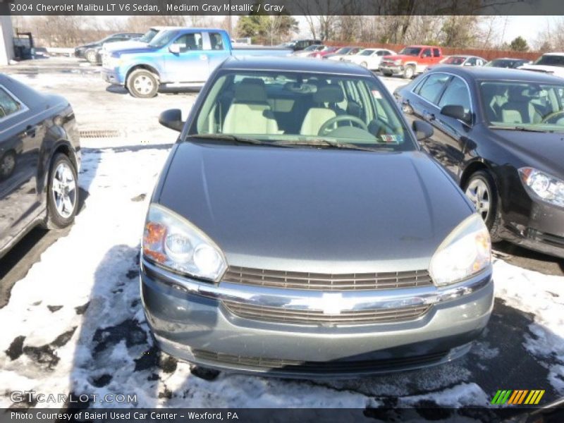 Medium Gray Metallic / Gray 2004 Chevrolet Malibu LT V6 Sedan