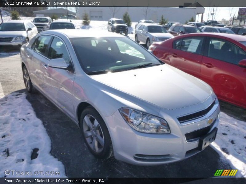 Silver Ice Metallic / Ebony 2012 Chevrolet Malibu LT