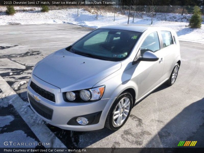 Silver Ice Metallic / Jet Black/Dark Titanium 2013 Chevrolet Sonic LT Hatch