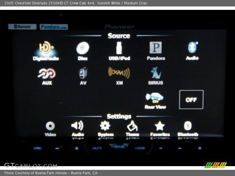 Summit White / Medium Gray 2005 Chevrolet Silverado 2500HD LT Crew Cab 4x4