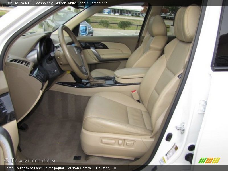 Aspen White Pearl / Parchment 2009 Acura MDX Technology