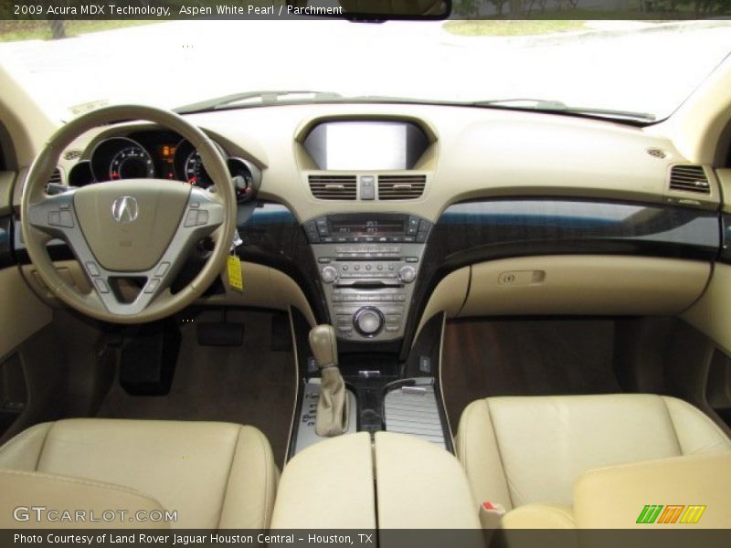 Aspen White Pearl / Parchment 2009 Acura MDX Technology
