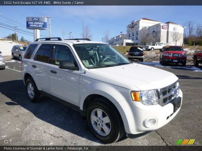 White Suede / Camel 2012 Ford Escape XLT V6 4WD