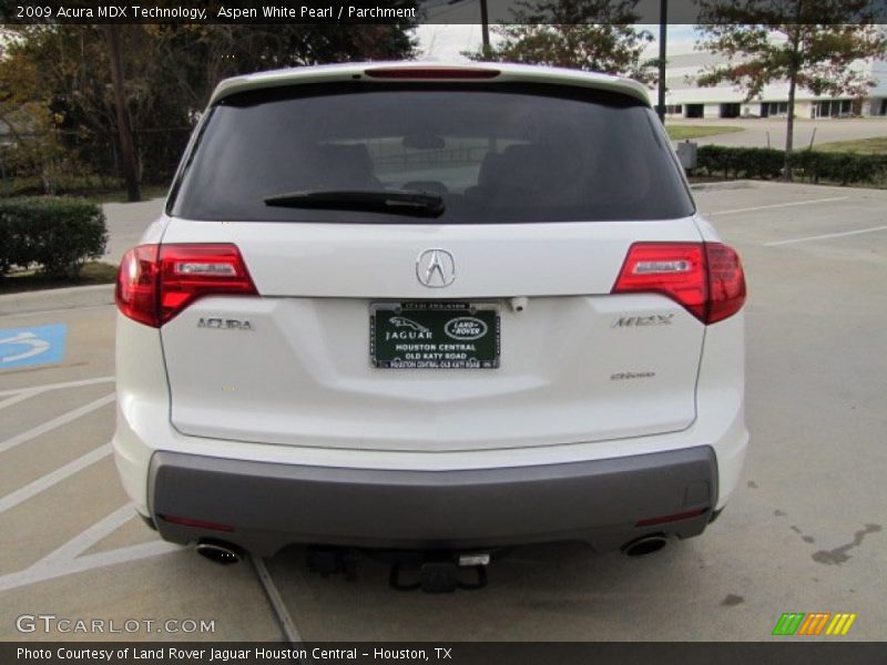 Aspen White Pearl / Parchment 2009 Acura MDX Technology