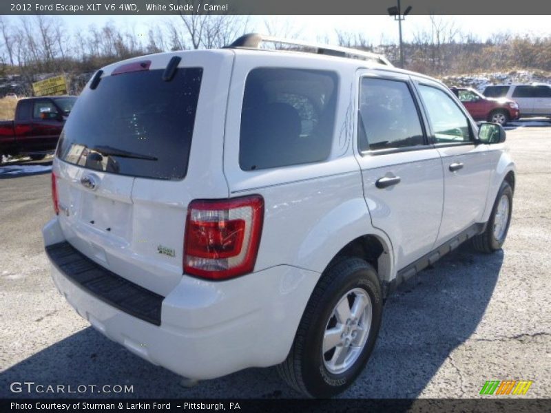 White Suede / Camel 2012 Ford Escape XLT V6 4WD