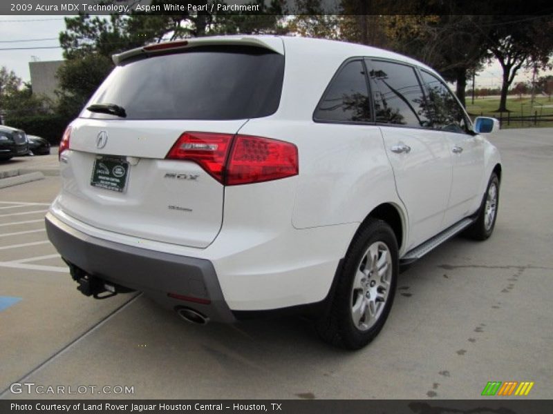 Aspen White Pearl / Parchment 2009 Acura MDX Technology