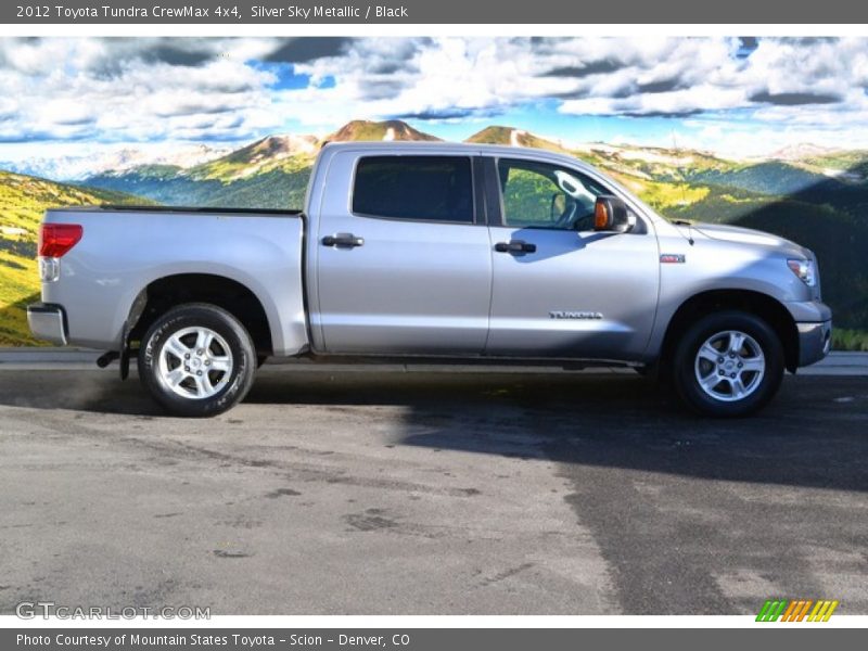 Silver Sky Metallic / Black 2012 Toyota Tundra CrewMax 4x4