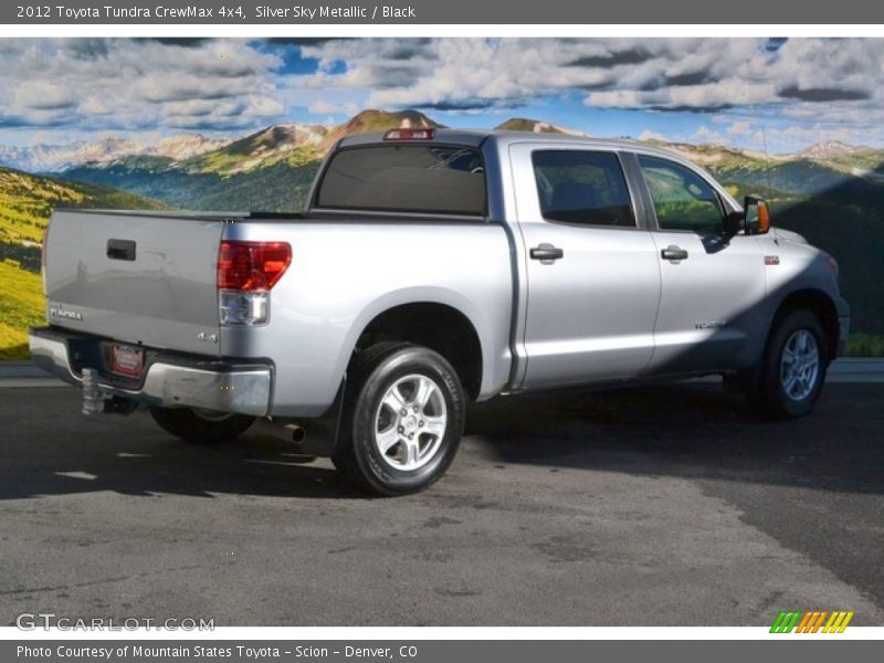 Silver Sky Metallic / Black 2012 Toyota Tundra CrewMax 4x4
