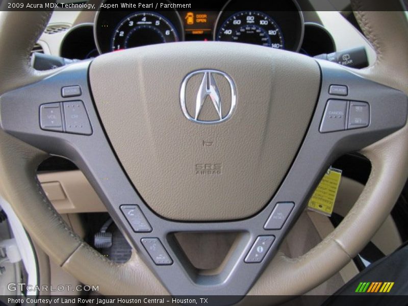 Aspen White Pearl / Parchment 2009 Acura MDX Technology