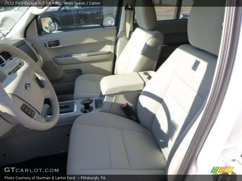 White Suede / Camel 2012 Ford Escape XLT V6 4WD