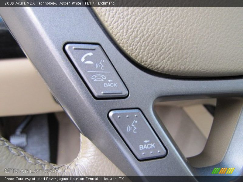 Aspen White Pearl / Parchment 2009 Acura MDX Technology