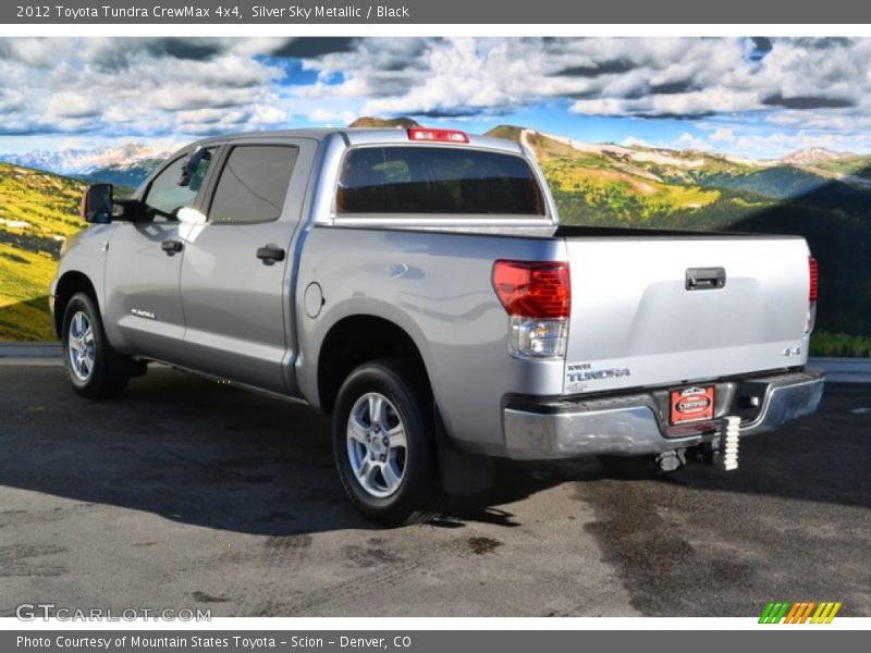 Silver Sky Metallic / Black 2012 Toyota Tundra CrewMax 4x4