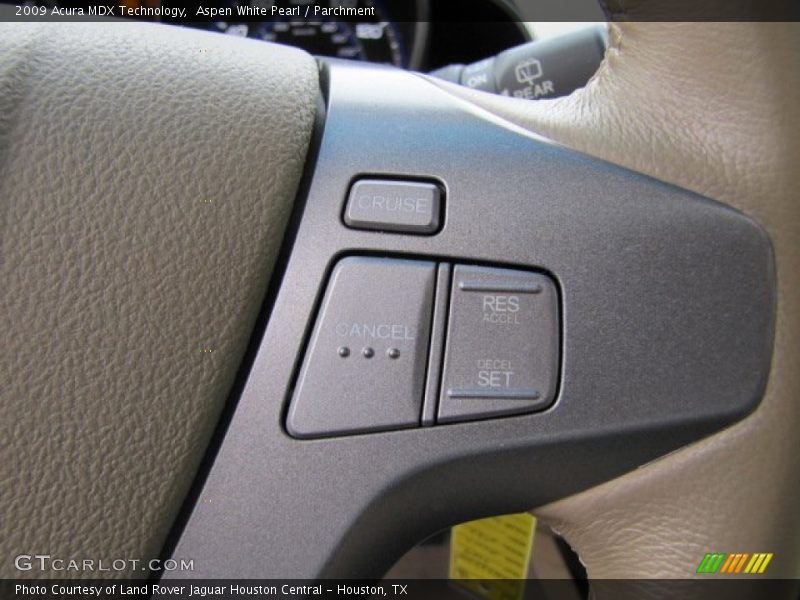 Aspen White Pearl / Parchment 2009 Acura MDX Technology