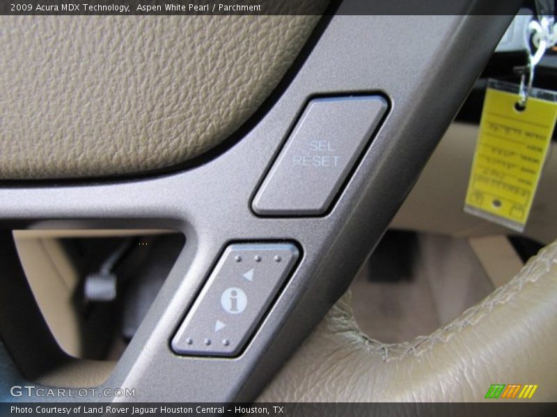 Aspen White Pearl / Parchment 2009 Acura MDX Technology
