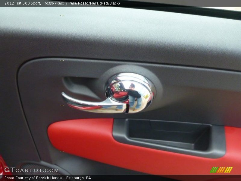 Rosso (Red) / Pelle Rosso/Nera (Red/Black) 2012 Fiat 500 Sport