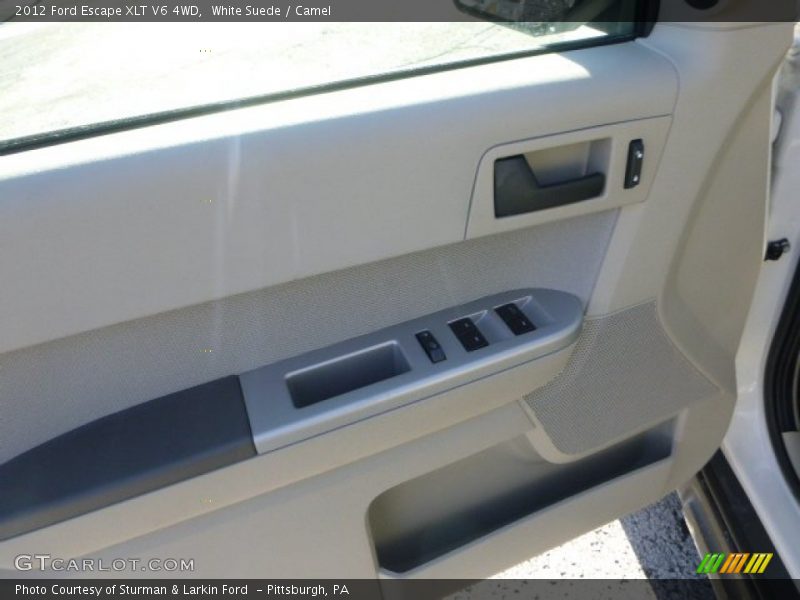 White Suede / Camel 2012 Ford Escape XLT V6 4WD