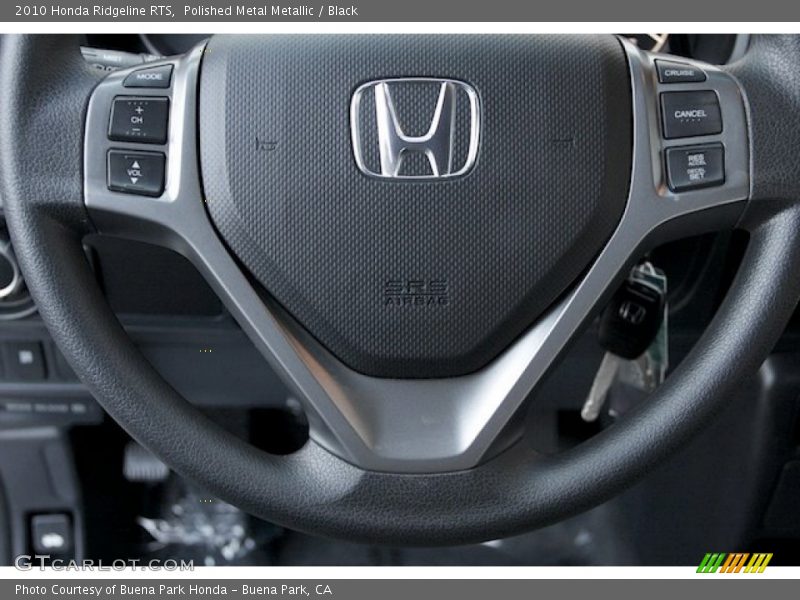 Polished Metal Metallic / Black 2010 Honda Ridgeline RTS