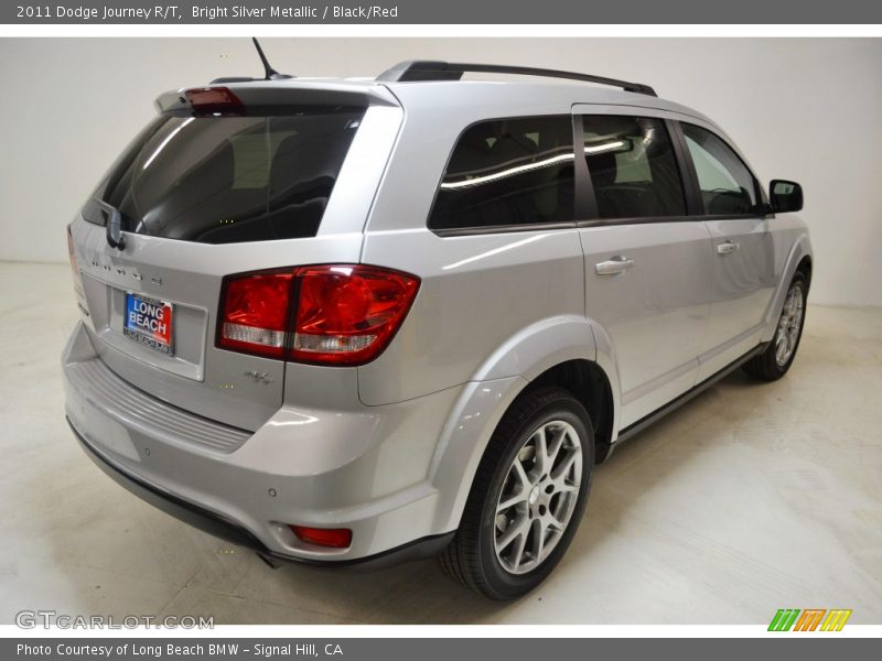 Bright Silver Metallic / Black/Red 2011 Dodge Journey R/T