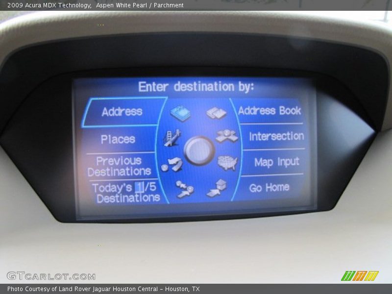 Aspen White Pearl / Parchment 2009 Acura MDX Technology