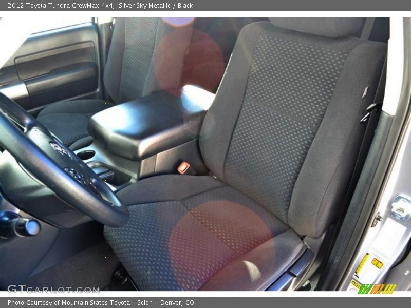 Silver Sky Metallic / Black 2012 Toyota Tundra CrewMax 4x4