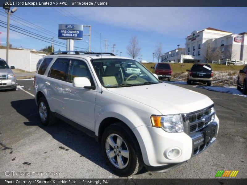 White Suede / Camel 2011 Ford Escape Limited V6 4WD