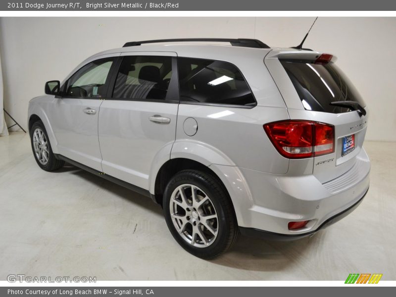 Bright Silver Metallic / Black/Red 2011 Dodge Journey R/T