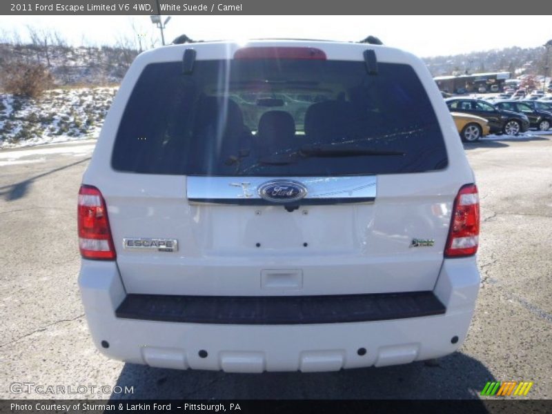 White Suede / Camel 2011 Ford Escape Limited V6 4WD