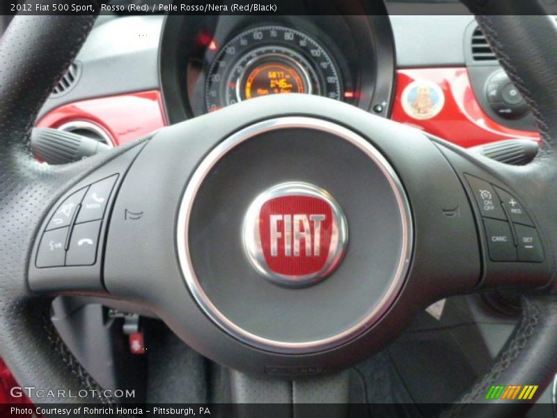 Controls of 2012 500 Sport