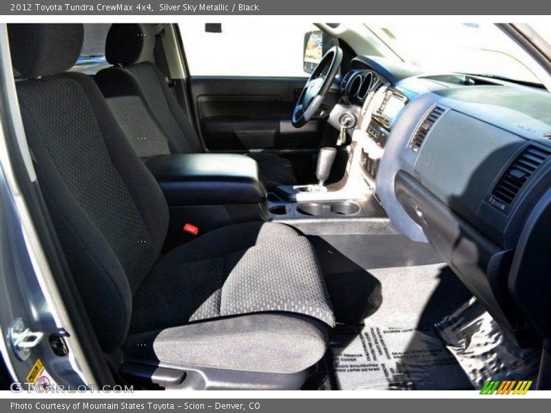 Silver Sky Metallic / Black 2012 Toyota Tundra CrewMax 4x4