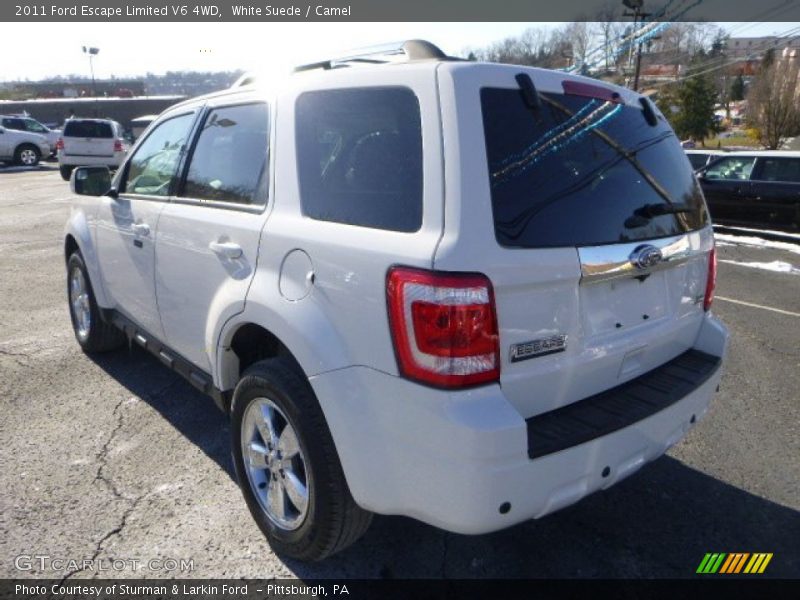 White Suede / Camel 2011 Ford Escape Limited V6 4WD