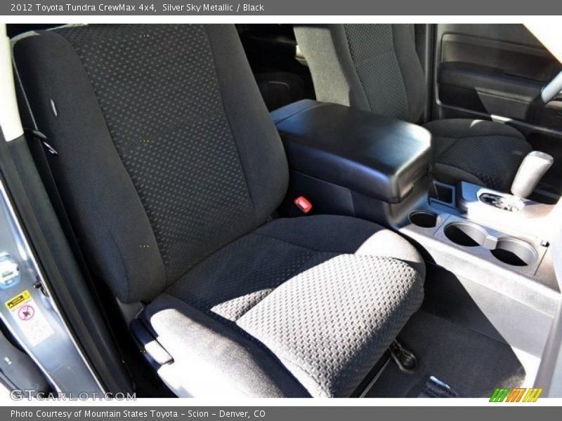 Silver Sky Metallic / Black 2012 Toyota Tundra CrewMax 4x4