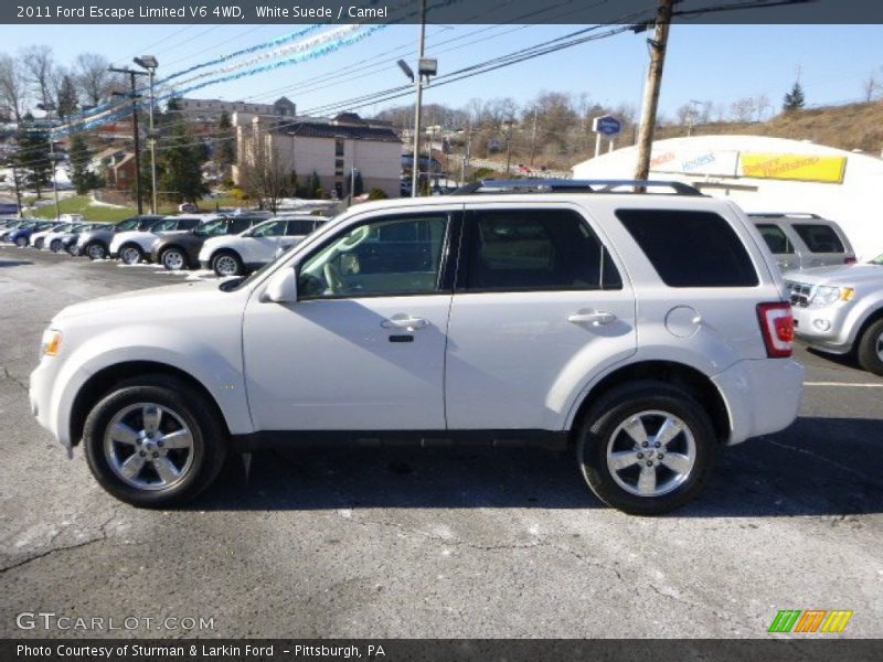 White Suede / Camel 2011 Ford Escape Limited V6 4WD