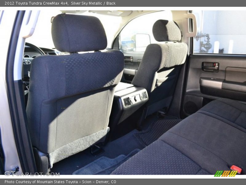 Silver Sky Metallic / Black 2012 Toyota Tundra CrewMax 4x4