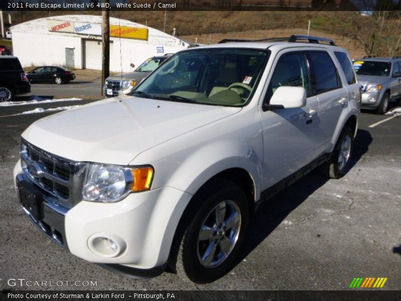White Suede / Camel 2011 Ford Escape Limited V6 4WD