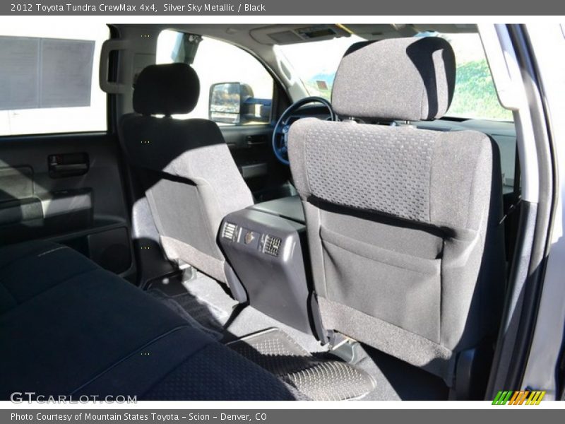 Silver Sky Metallic / Black 2012 Toyota Tundra CrewMax 4x4