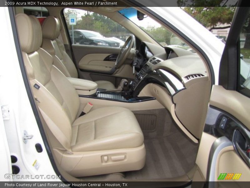 Aspen White Pearl / Parchment 2009 Acura MDX Technology