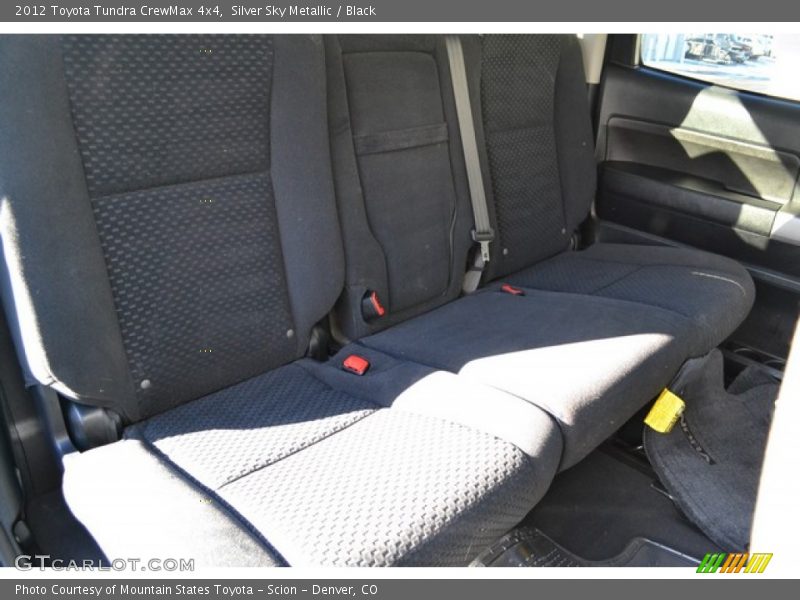 Silver Sky Metallic / Black 2012 Toyota Tundra CrewMax 4x4