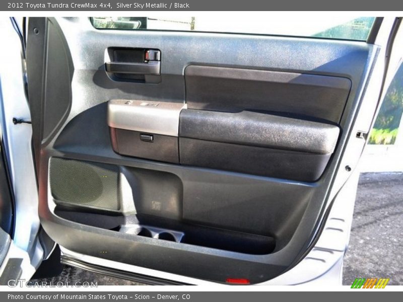 Silver Sky Metallic / Black 2012 Toyota Tundra CrewMax 4x4