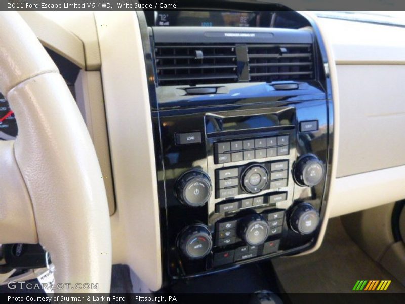 White Suede / Camel 2011 Ford Escape Limited V6 4WD