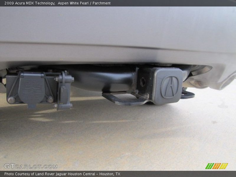 Aspen White Pearl / Parchment 2009 Acura MDX Technology