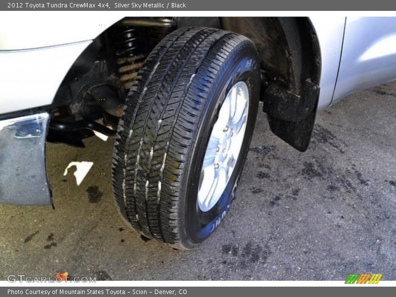Silver Sky Metallic / Black 2012 Toyota Tundra CrewMax 4x4