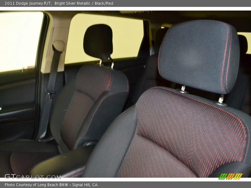 Bright Silver Metallic / Black/Red 2011 Dodge Journey R/T